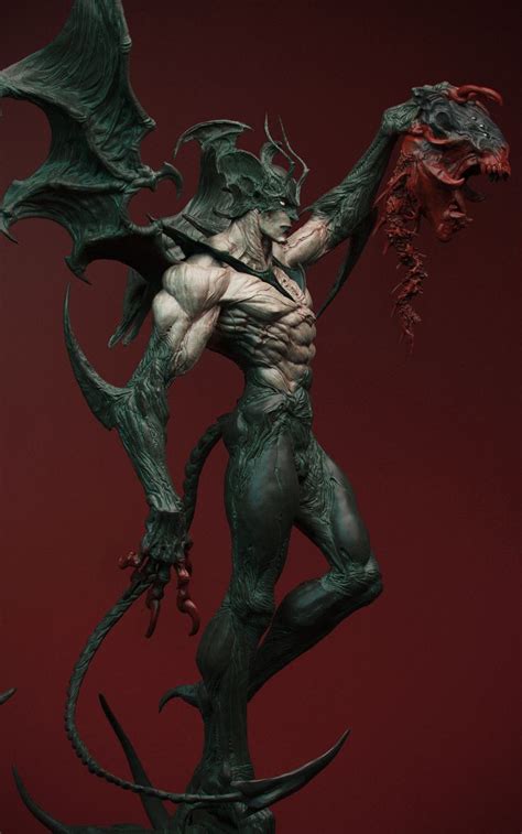 Devilman Dark Fantasy Art Concept Art Characters Demon Art