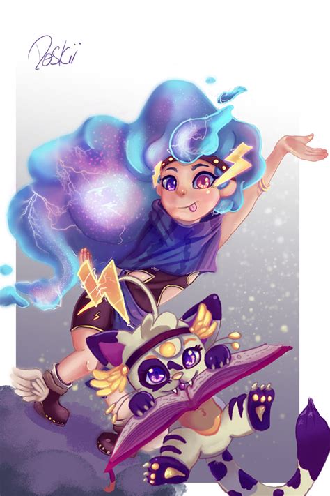 Storm Weaver Zoe And Storm Bolt Yuumi By Doskiilee On Deviantart