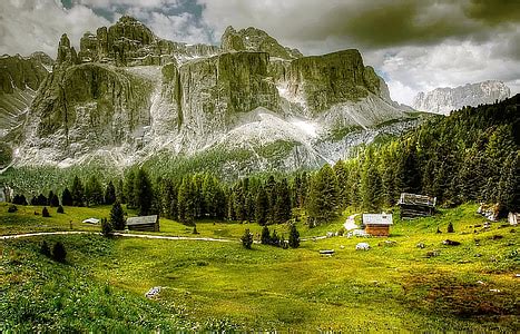 Foto livre Dolomitas montanhas Alpina Itália Tirol do Sul