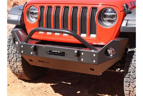 Rock Hard 4x4 Patriot Steel Bumper Top Winch Kit Jeep Jl