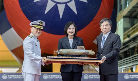 Taiwan unveils first indigenous naval submarine amid tensions with ...