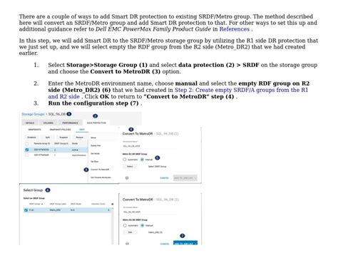 Step 4 Add Smart Dr Protection To Srdfmetro Storage Group Deploying