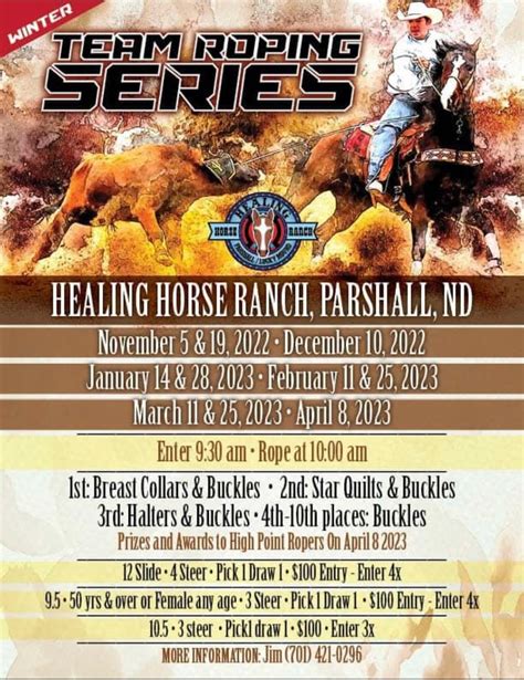 Healing Horse Ranch Team Roping Series Dakota Horse Magazine