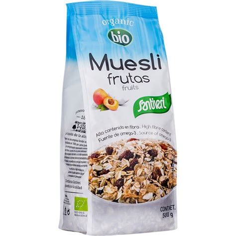 Organic Bio Muesli Con Frutas Ecol Gico Bolsa G Santiveri