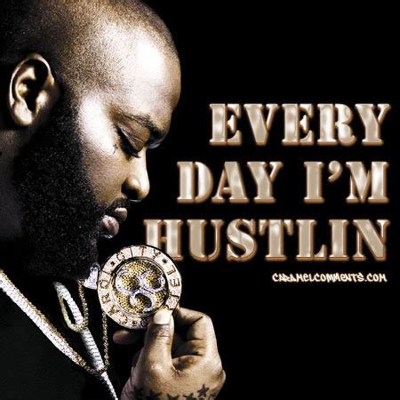 [Hook] / Everyday I'm hustlin' – Hustlin' (Remix) Lyrics Meaning