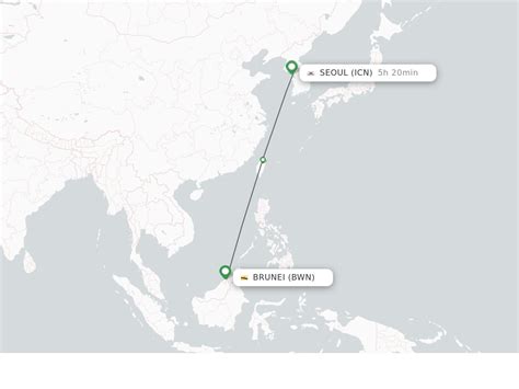 Direct Non Stop Flights From Bandar Seri Begawan To Seoul Schedules