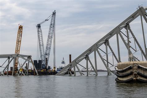 WATCH LIVE Key Bridge Removal Cleanup Begins In Baltimore