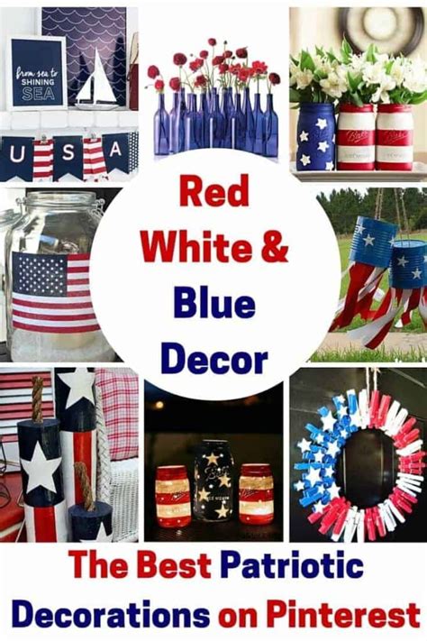 12 Red White and Blue Decoration Ideas - Princess Pinky Girl