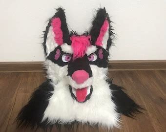 Pink Fursuit Head Etsy