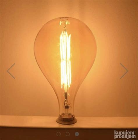 E27 8W PS160 2200K Filament AMBER LED Dimabilna Sijalica 230