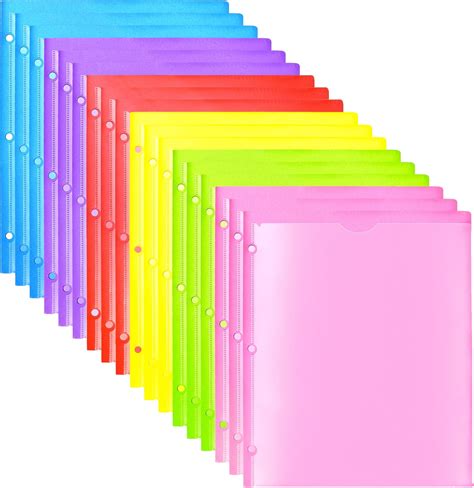 Amazon Makhistory Heavy Duty Plastic Folders With Clear Front