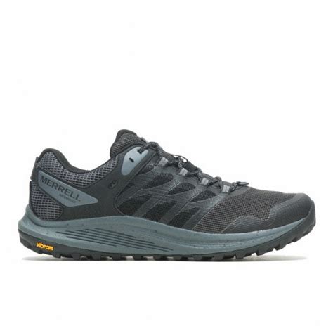 Nova 3 Waterproof Black Mens Trail Running Shoes Merrell Online Store