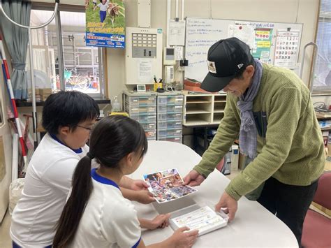 チラシをお店に置いてもらう 上越教育大学附属小学校 新潟県上越市