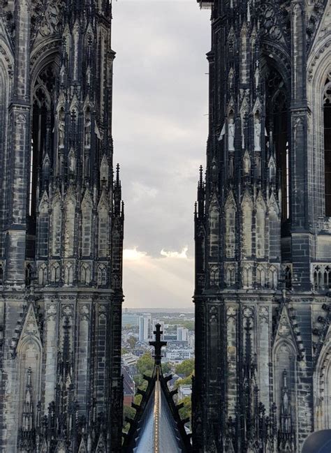 Aerial View of Cologne Cathedral in Germany