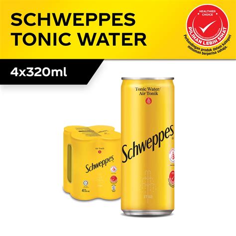 Schweppes Tonic Water 320ml X 4 Shopee Malaysia