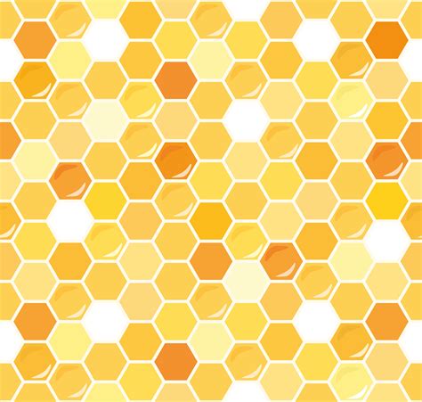 Honeycomb Seamless Pattern Background Vector Art At Vecteezy