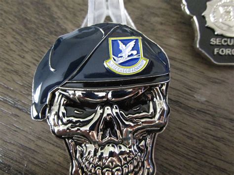 Usaf Security Forces Defenders Of The Force Mp Sf Skull Etsy