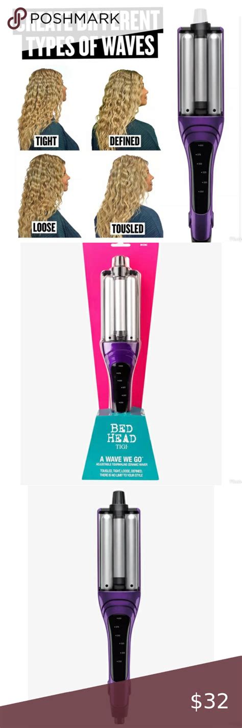 TIGI Bedhead A Wave We Go Adjustable Ceramic Hair Waver Curling Iron