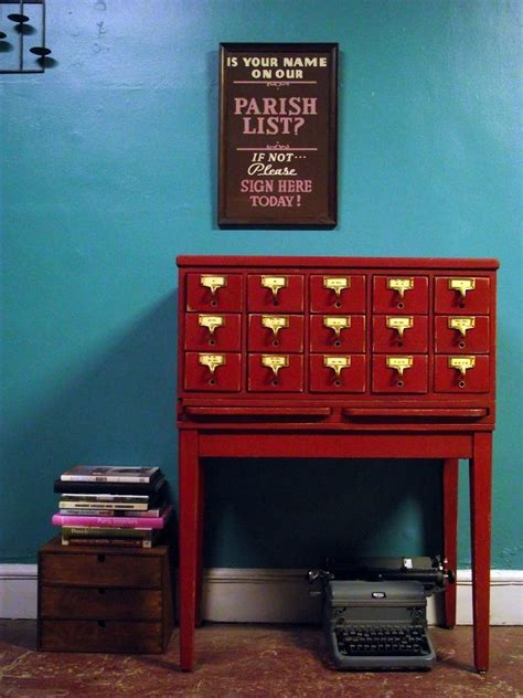 Old Library Card Catalog How Cool Would It Be To Have One Of These