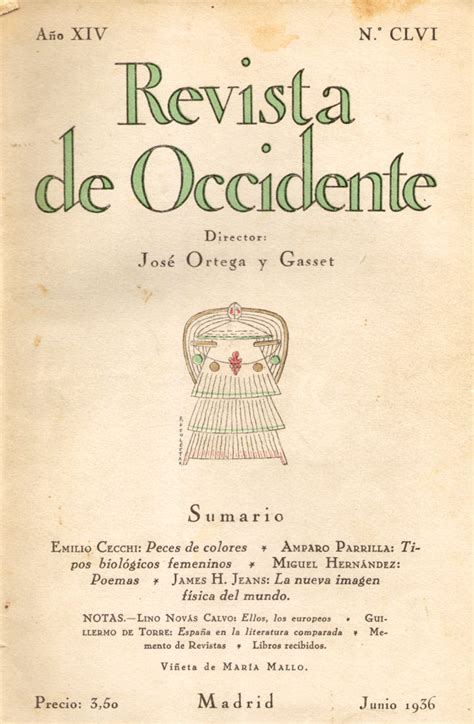 Revista Occidente El Blog De La Biblioteca Virtual Miguel De Cervantes