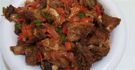 Peppered Asun Goat Meat Recipe By Emunahskitchen Cookpad