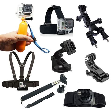 Brand New Gopro Hero Accessories Set Self Monopod Stick Harness Chest