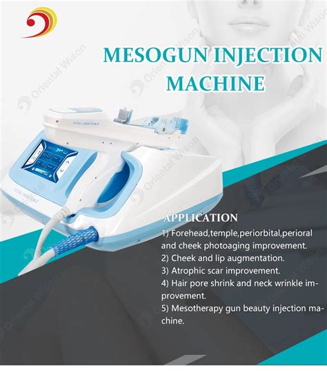 Portable Needle Free Injection Mesotherapy Gun Needle Mesogun Injector