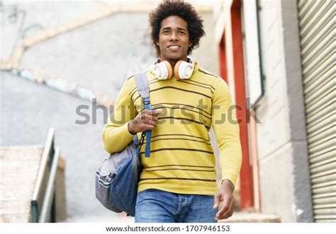 Cuban Black Man Afro Hair Sightseeing Stock Photo 1707946153 | Shutterstock