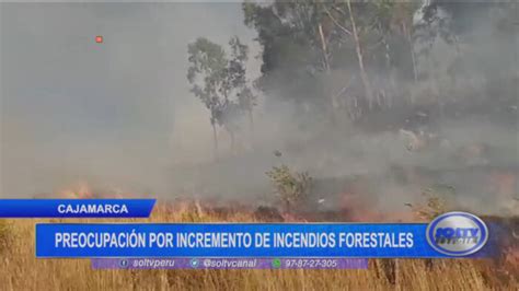 Cajamarca preocupación por incremento de incendios forestales SOLTV PERU