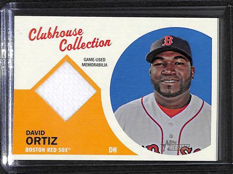 2012 Topps Heritage Clubhouse Collection Relic CCR DO David Ortiz EBay