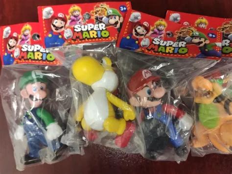 Set De Figuras Mario Bros Bowser Luigi Yoshi Env O Gratis Meses Sin