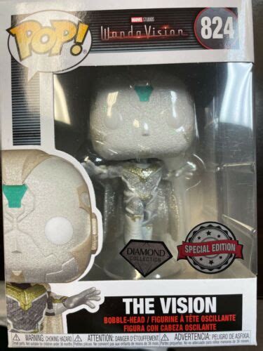 Funko Pop Marvel Wandavision The Vision Diamond Glitter Exclusive