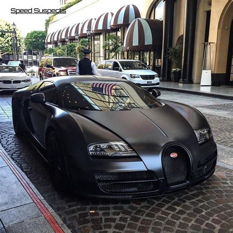 Matte Black Bugatti Veyron - Luxury Sports Car