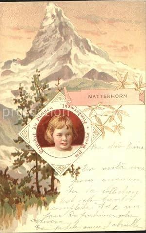 Postkarte Carte Postale Zermatt Vs Matterhorn Manuscript Paper