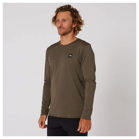 Ocean Earth Surf Shirt Long Sleeve Olive Marle