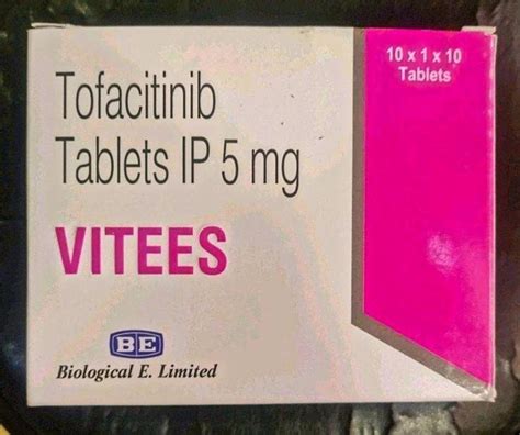 Vitees Tofacitinib Tablets 5mg At Rs 69 Stripe Tofatas Tablet In