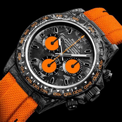 Rolex DiW NTPT Carbon Daytona “ALL CARBON ORANGE EDITION" (Retail:US$5 ...