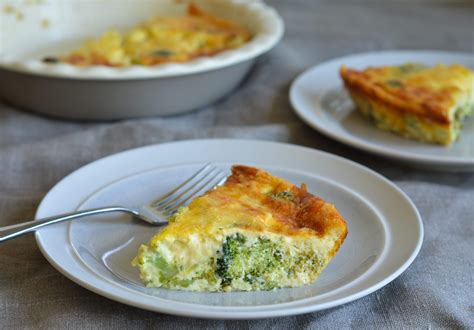 Crustless Broccoli Quiche Once Upon A Chef