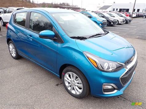 Caribbean Blue Metallic Chevrolet Spark Lt Exterior Photo