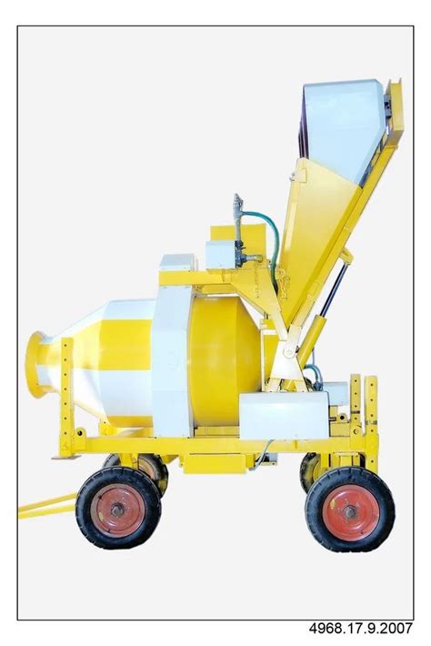 Electric Engine Rm 1050 Reversible Concrete Mixer Drum Capacity 1000