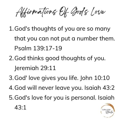 Biblical Affirmations For Christian Women Coffee With Starla