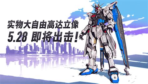 The Shanghai Life Size Freedom Gundam Statue Opening Ceremony