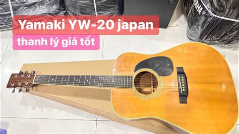 Đàn guitar acoustic Yamaki YW 20 japan Giá 2tr500k test guitar