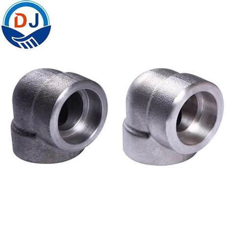 Forged ASME B16 11 Sw Carbon Steel A105 Socket Weld Class 3000 90