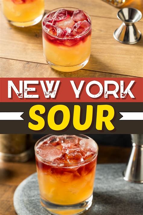 New York Sour Cocktail Recipe Insanely Good