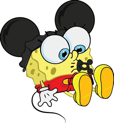 Baby Spongebobmickey Mouse Collab By Majoura Hd Phone Wallpaper Pxfuel