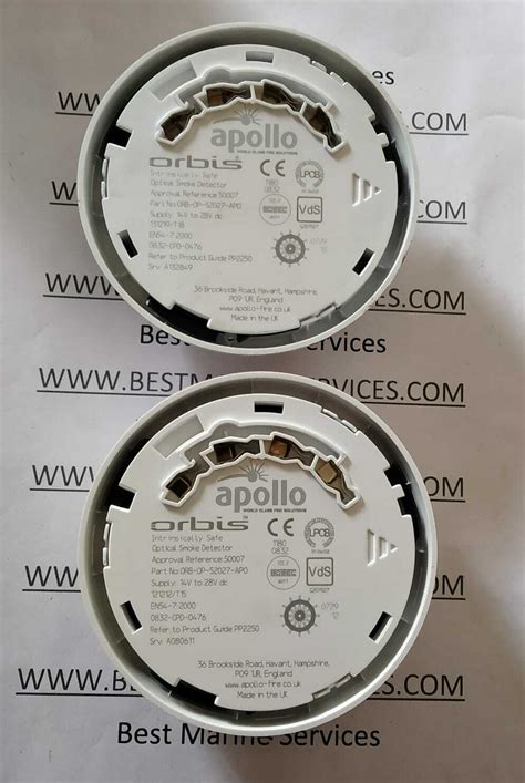 Apollo Orb Op Apo Orbis Optical Smoke Detector With Base Ebay