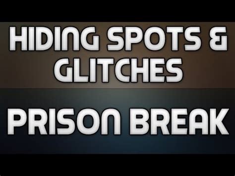 Infected Glitches And Hiding Spots On Prison Break Call Of Duty Ghost