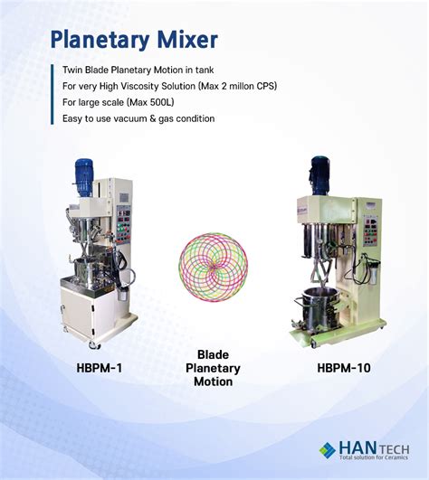 Planetary Mixer Mixer Mill Ultrasonuc 주한테크