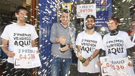 El 4 536 Agraciado Con El Segundo Premio Dotado De 1 250 000 Euros La